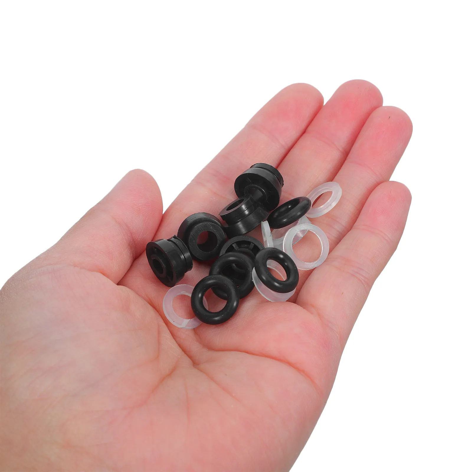 5Sets Hydraulic Jack Oil Seals Kit Floor Jack Cup Seals O-Rings Washers Precision Gasket Repair Kit for Vehicle Hydraulic Lift