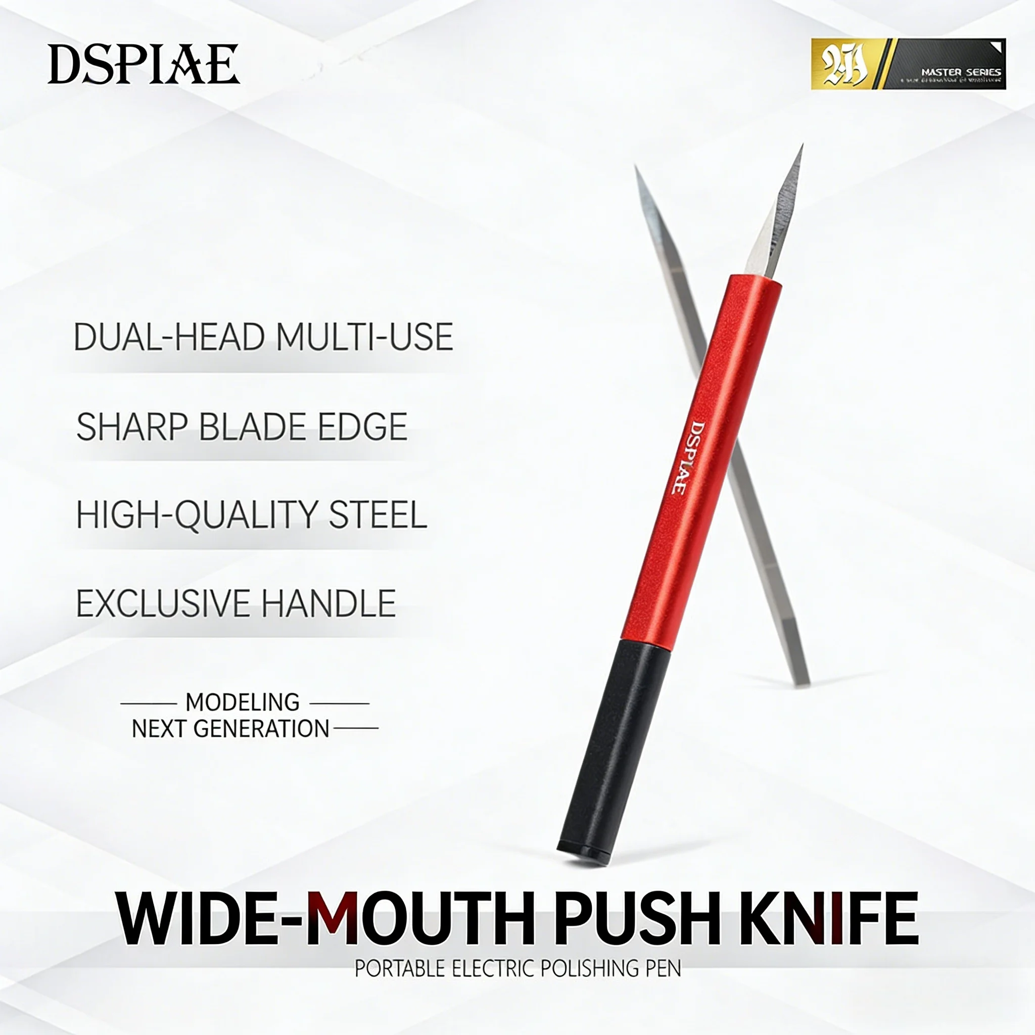 

DSPIAE wide-mouth push knife AT-TSA nozzle cutting mold closing line GK repair parts Gundam model tool scraper