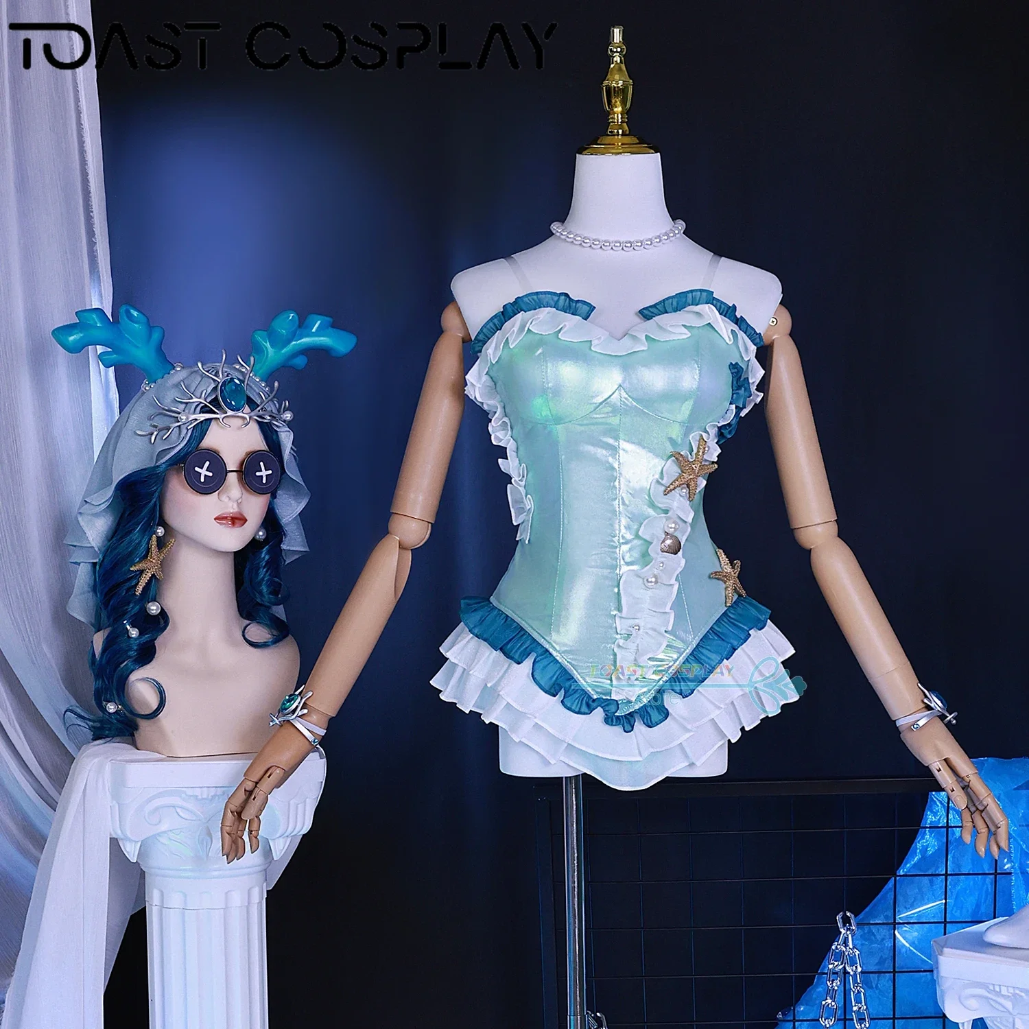 Fiona Gilman Cosplay Costume Game Identity V Priestess Cosplay Sexy Bodysuit Party Anime Swimsuit Halloween Carnival Costume