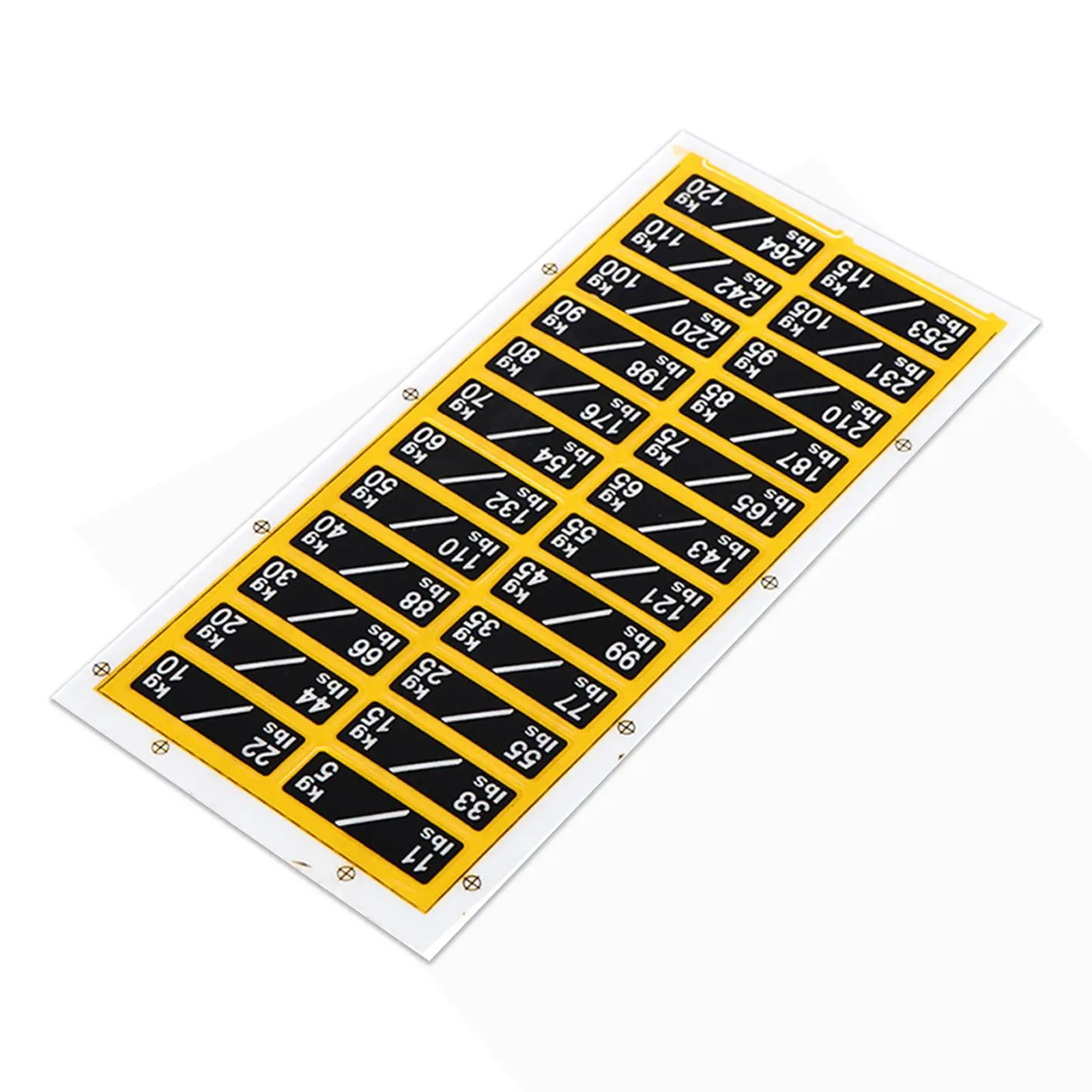 Numbered Weight Stack Labels Sticker Adhesive Fitness Tools for Home Gym Accessories Equipment Organization Tag