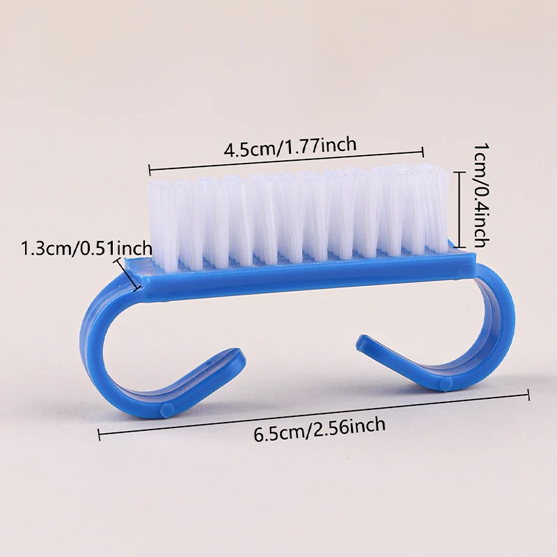 Brosses de nettoyage des ongles, pour soins des ongles, poudre, dissolvant de poussière douce, outils de manucure, poignée en plastique, brosse de nettoyage pour Salon de manucure, 10 pièces/20 pièces