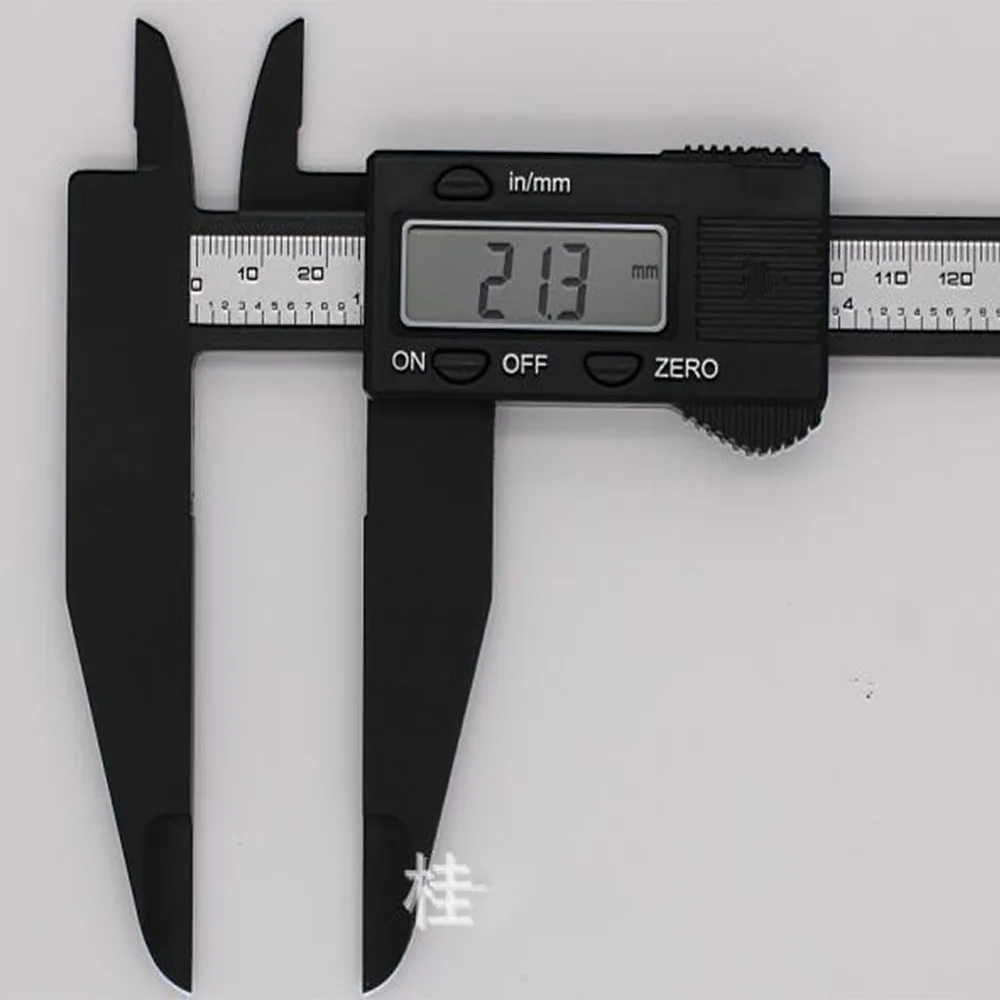 Long jaw Digital caliper Carbon fiber composite jaw length 90mm range 0-300mm claws deep hole step outside diameter lengthening