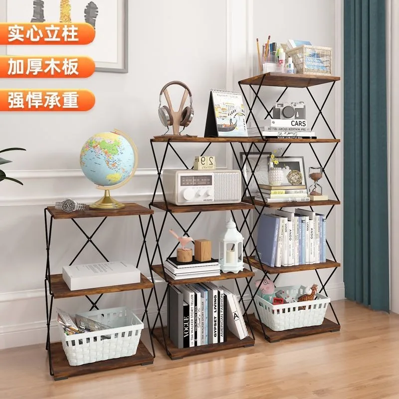Household shoe rack, storage rack at the entrance, multi-layer open shoe cabinet against the wall