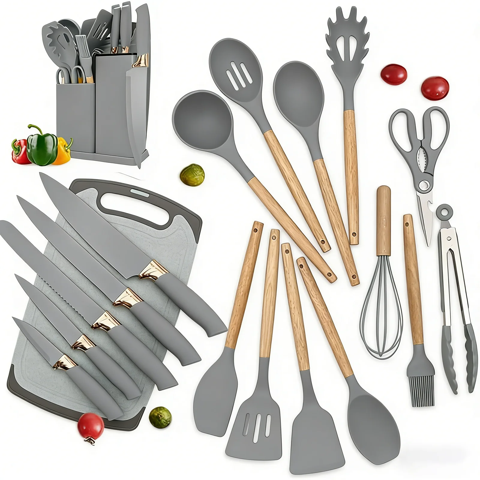 Набор кухонных ножей и силикон – обзор и цена Kitchen Appliances Combo
