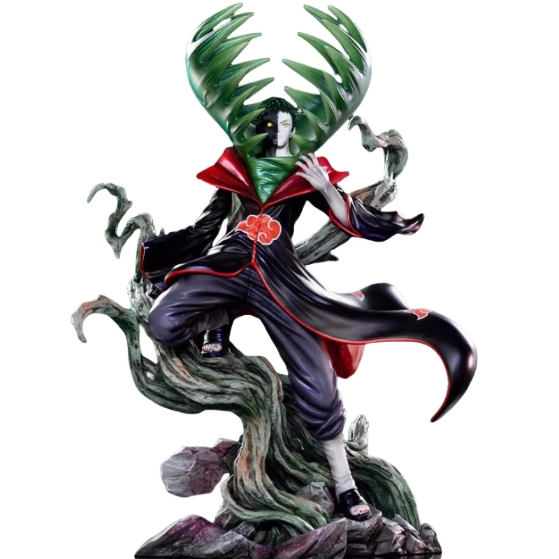 Figura de acción de Anime de resina Gk Naruto Akatsuki Zetsu, modelo coleccionable, Kit de garaje, estatua, adornos, juguetes, regalo, preventa, 27Cm