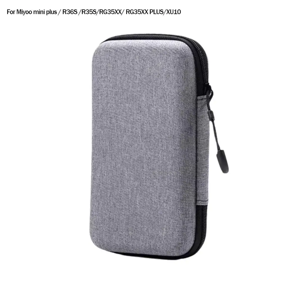 Portable Game CaseRetro Game Console Case Storage Bag Protective Zipper Carry Bag EVA Hard Handbag for Mini Plus/ R36 T5X3