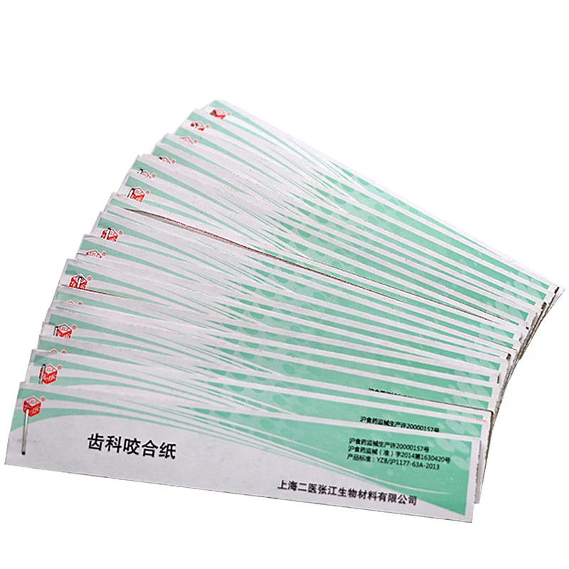 Dental Articulating Bite Paper Strips Occlusion Paper Teeth Whitening Material