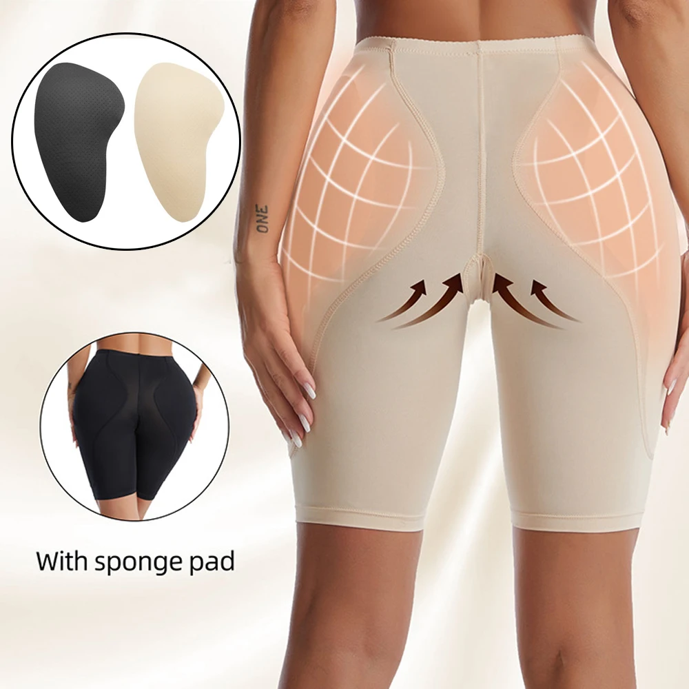 Butt Lifter Shapewear Slipje Vrouwen Butt Pad Ondergoed Body Shaper Heup Enhancer Met Pads Shaper Slipje