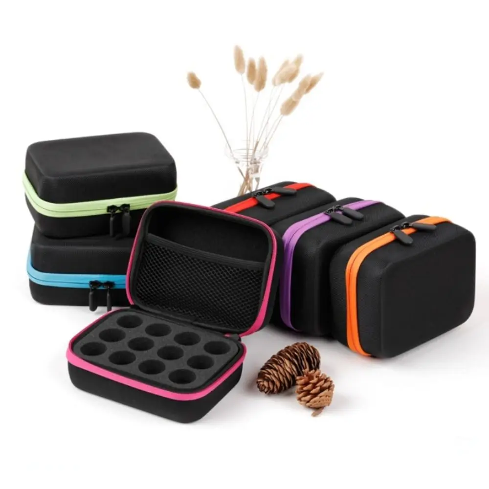 Portable Essential Oils Storage Case Large Capacity Storage Bag Shock-Proof Perfume Box Shatter Resistant Carrying Case