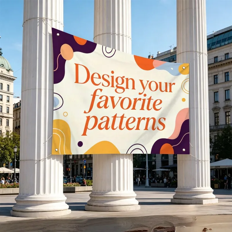 Any Size Custom Banner Flag Logo Decorations Suitable For Outdoor Patios And Porches  For Outdoor Family Gatherings And Various