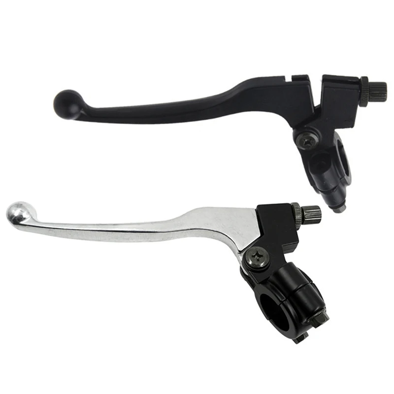 Universal Motorcycle Handlebar Brake Clutch Levers Drum Brake Handle Off-Road Rider Handlebar Assembly ATV Mount