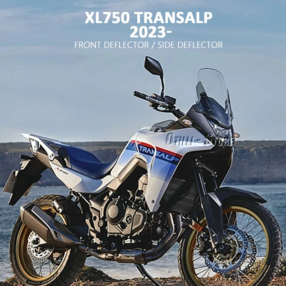 혼다 XL 750 Transalp XL750 TRANSALP 2023 2024 2025 오토바이 아크릴 사이드 패널 윈드 디플렉터 프론트 스포일러 윈드쉴드 썸네일 2