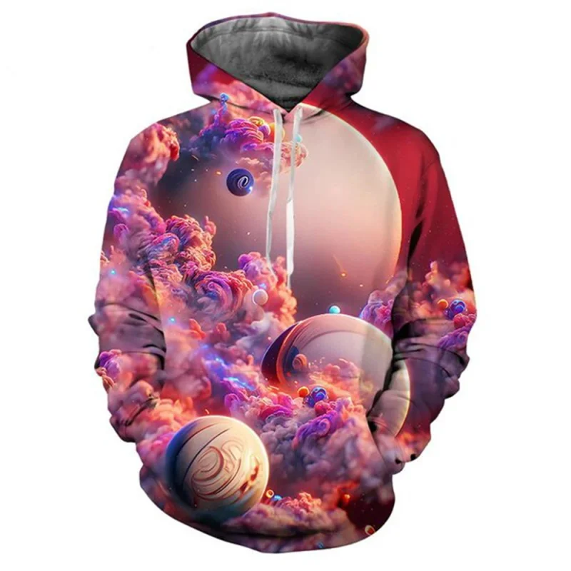 

New Aliens Planet 3D Print Hoodies Men Women Causal Oversized Hoodie Pullovers Hooded Sweatshirts Tracksuit Coats Kids Clothing