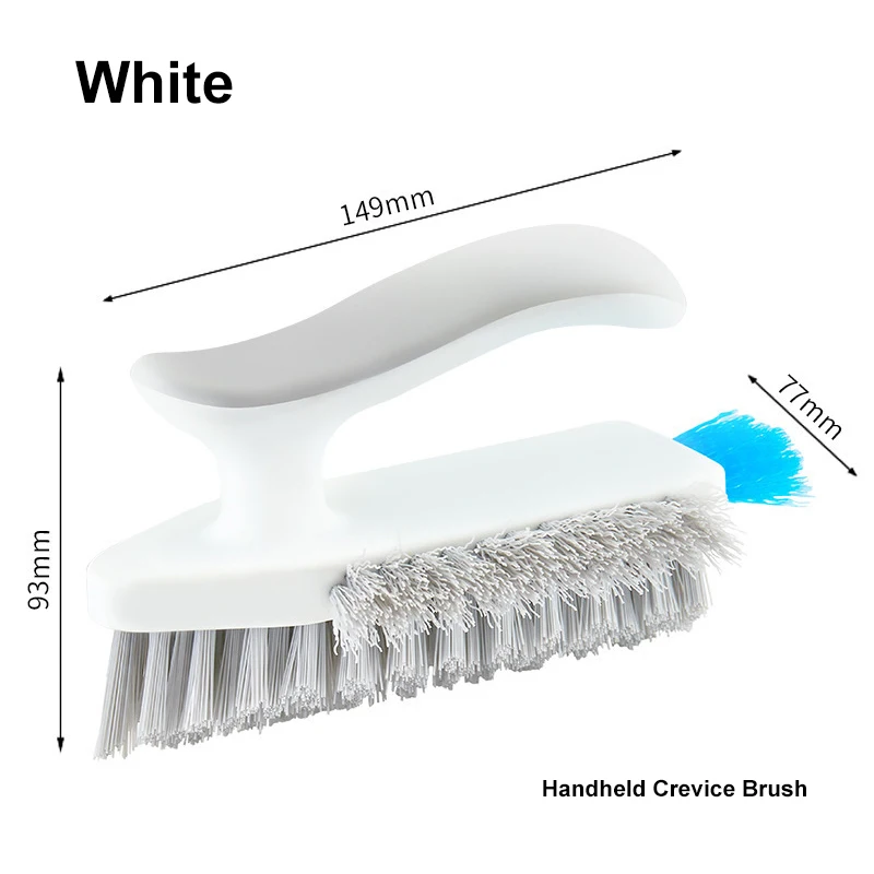 1/2 pièces Brosse de nettoyage 4 en 1 pour les espaces restreints, accessoires de salle de bain, pou