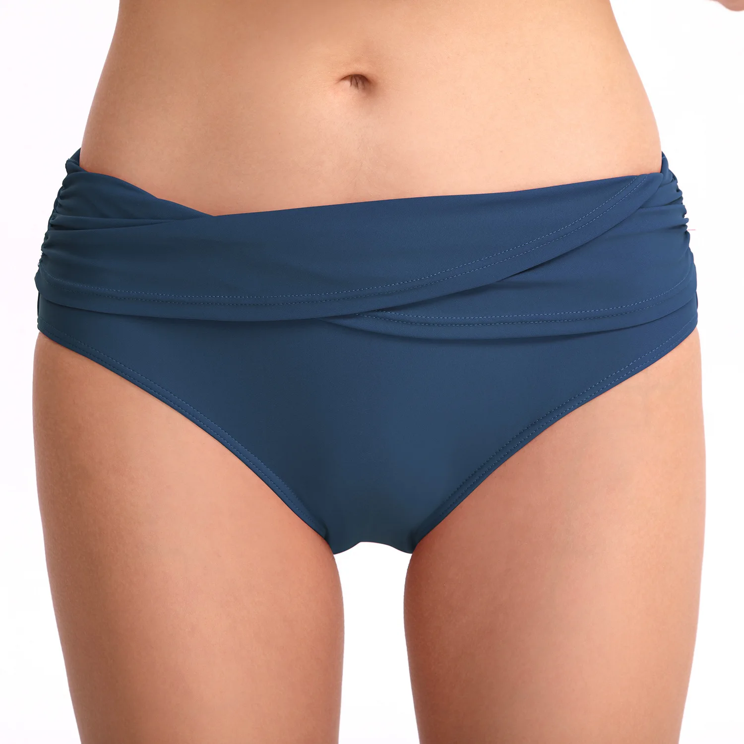 swimming trunks for women's briefs solid color sexy buttocks lifting to make them look slimming and wrinkl