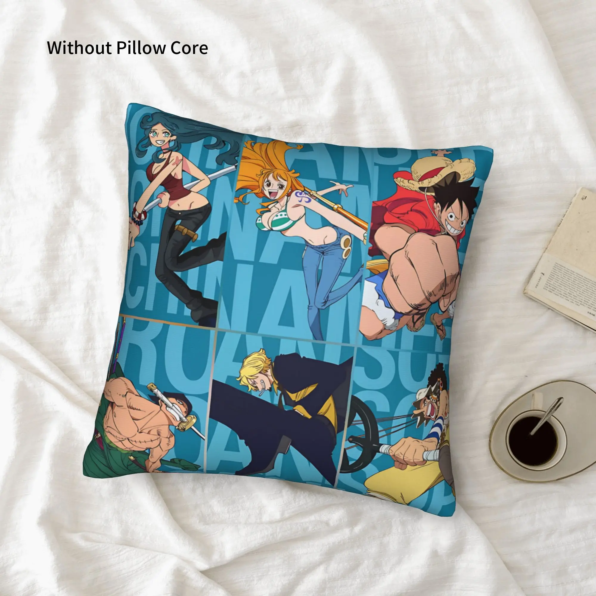 1PC Anime One Pieces Theme Pillow Case Home Decor Items Double-Sided Printing  Sofa Cushion Bedroom Bedside Pillow