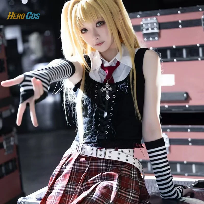 

DEATH NOTE MisaMisa Cosplay Costume Subcultural Uniforms Hallowmas Christmas Role Play Women HERO Cos