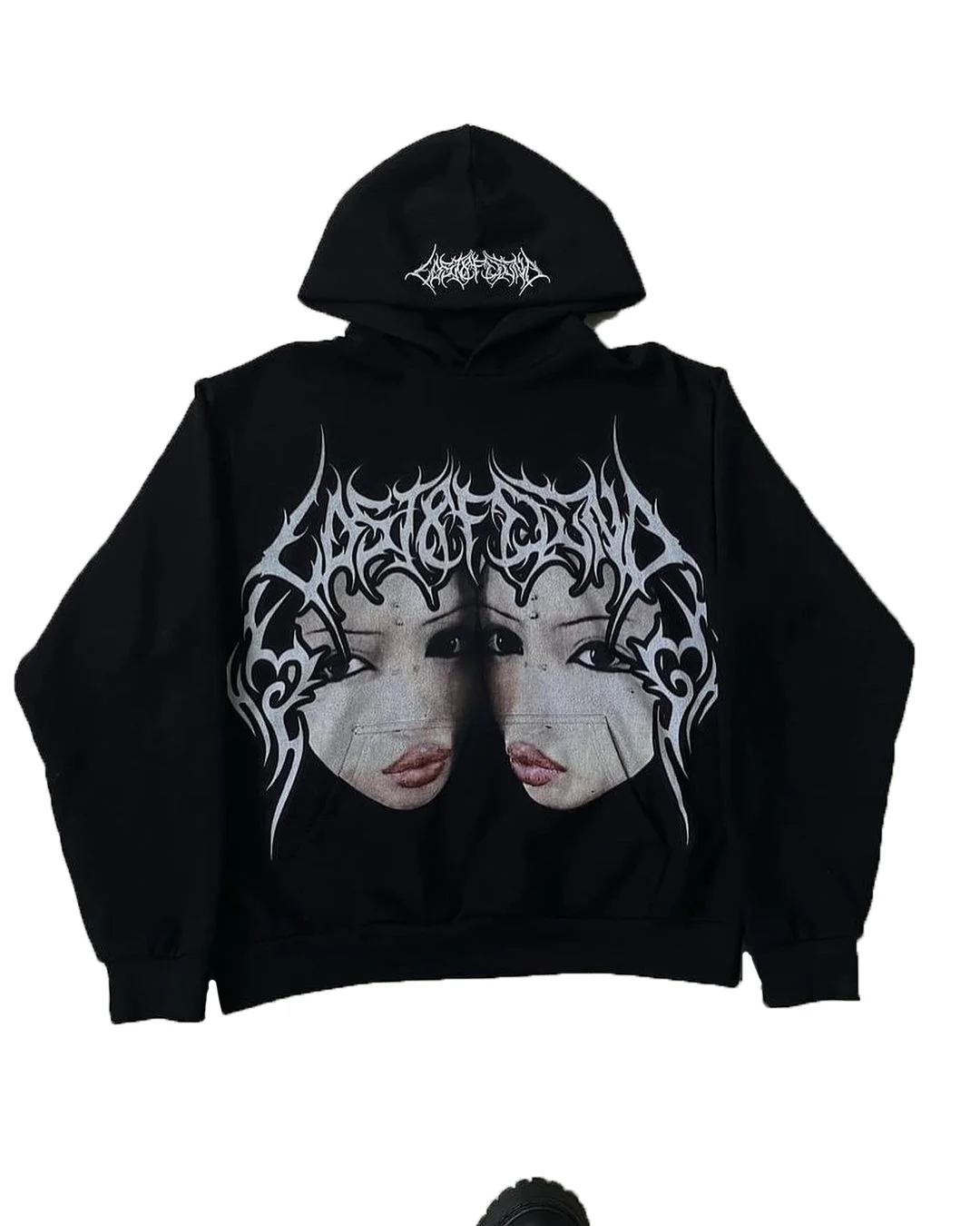 y2k Wome clothing hoodies Printed Pattern Pullover Sweatshirt streetwear Oversized Punk Vintage kpop Anime long-sleeved tops
