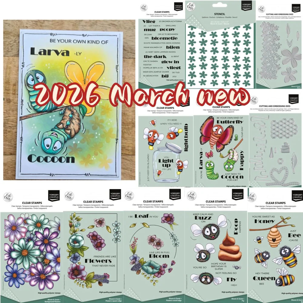 

firefly 2026 New Stamp Scrapbook Diary Decoration Stencil Embossing Template DIY Greeting Card Handmade 2025 New