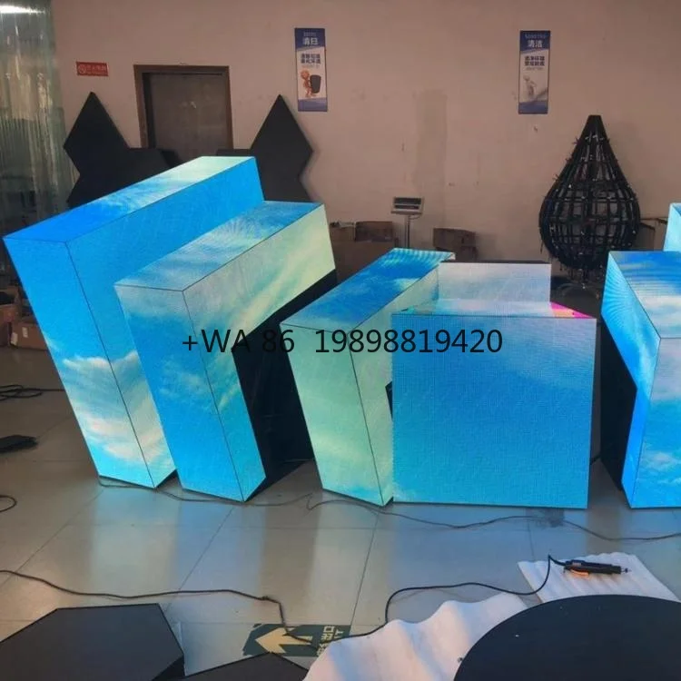 Indoor Trade Show Aluminum DJ Stand Exhibition Booth Club Led Video Display Screen customize
