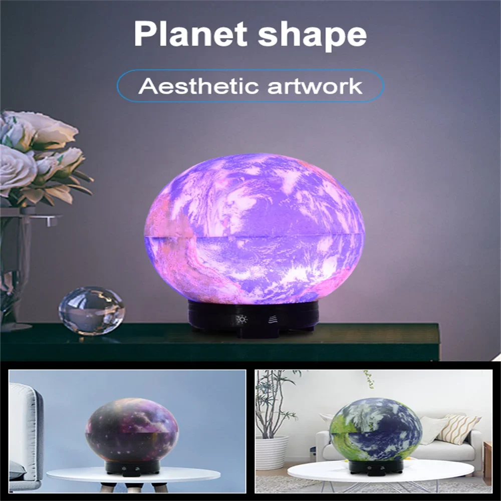 Starry Sky Aroma Oil Diffuser Ultrasonic Whisper Quiet Cool Mist Large Capacity 300ml Timing Air Humidifier for Yoga Office Home