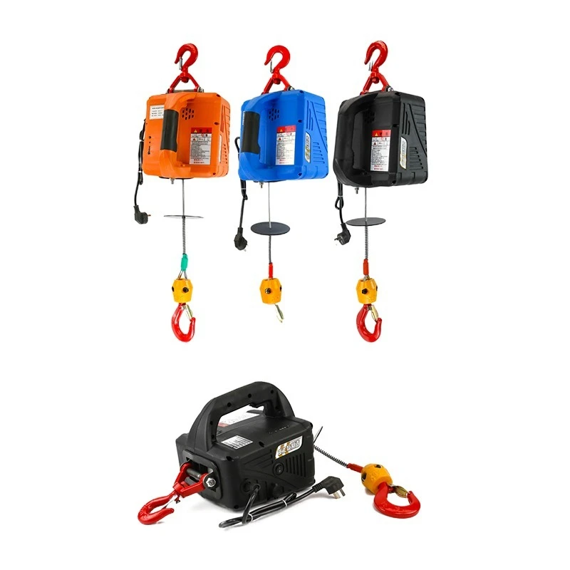 Mini electric hoist, household portable winch, air conditioner, small lifting crane