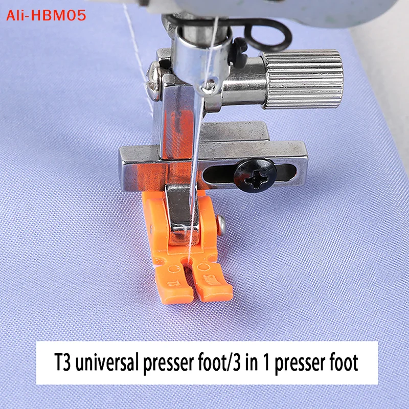 (HB05)1Pc Plastic Multifunctional Presser Foot  Universal Presser Foot Left and Right Unilateral Flat Car Presser Foot
