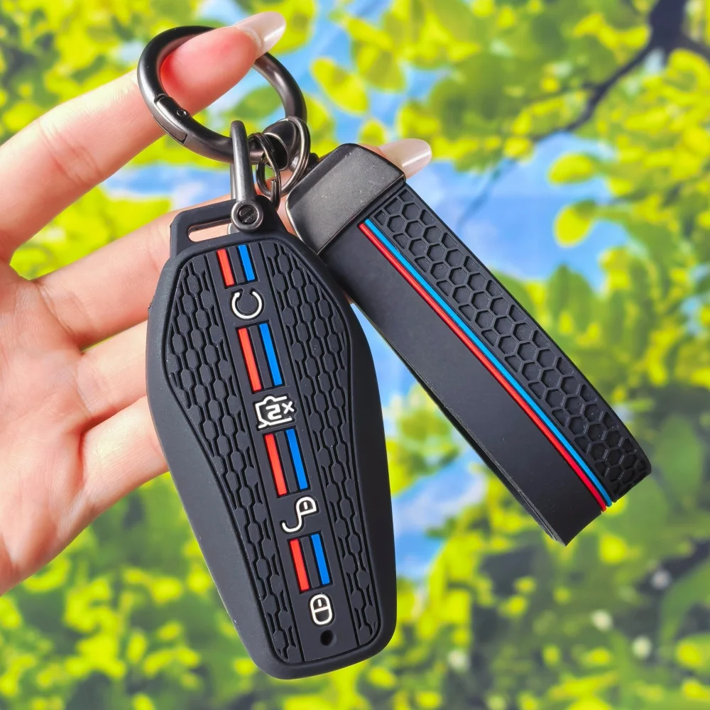 Fit For BYD Sealion 8 Song Plus Atto 3Tang L Dmi/P EV Car Key Case Cover Special Key Silicone Protection Cover