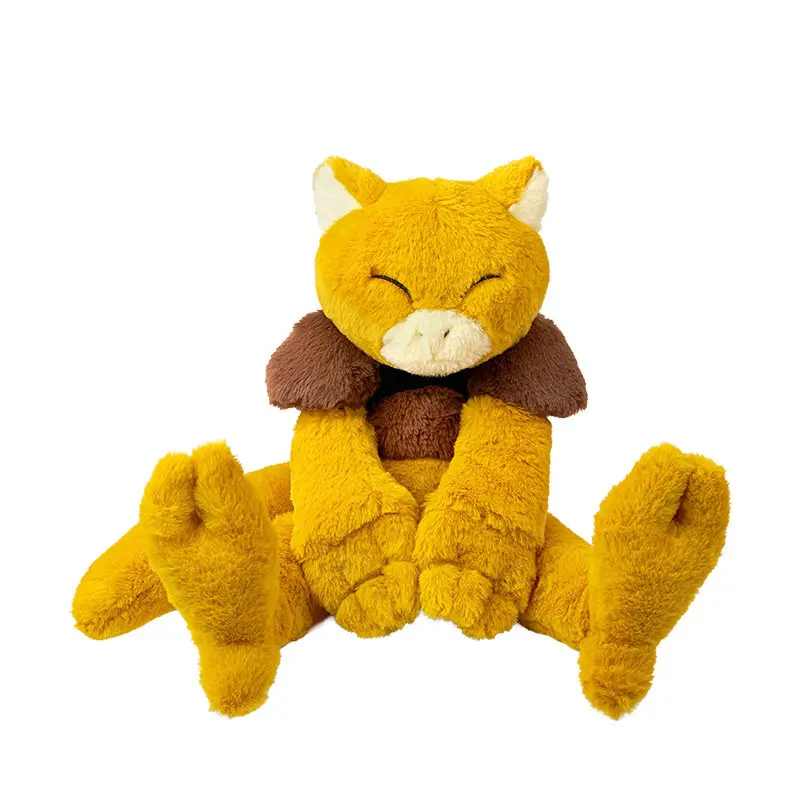 Pokemon Center Genuine Warm Companion Series Plush Toy Dolls Abra Cute Soft Winter Christmas GIft
