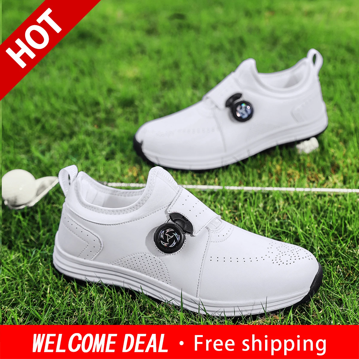 Golf Shoes for Fashionable Outdoor Use for Both Men and Women, With Anti-Slip Design, Suitable for Mountain Climbing and Hiking