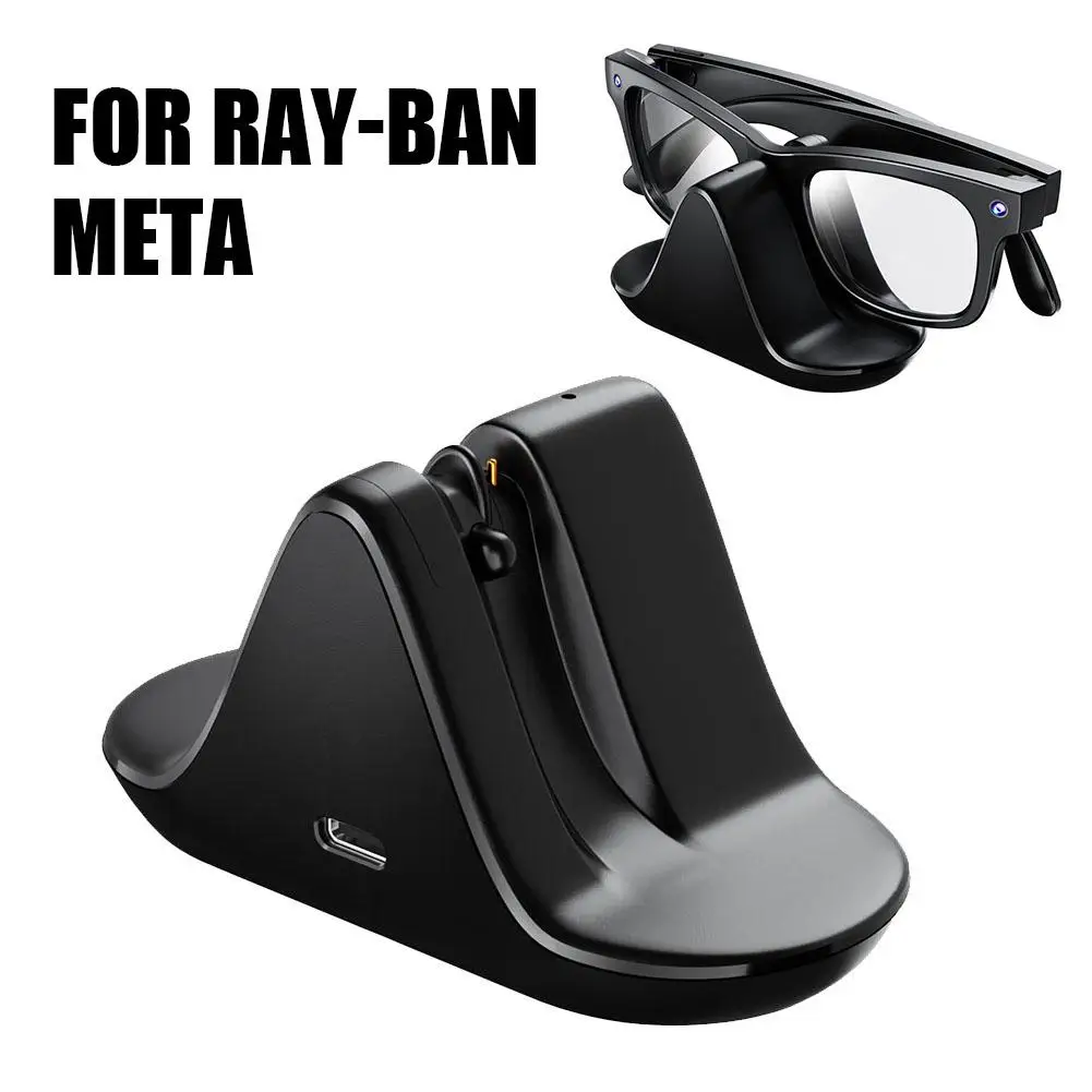 

For META Ray Ban smart glasses Magnetic charging station Fast Charging Cable Charger Potable Lightweight Travel Charger
