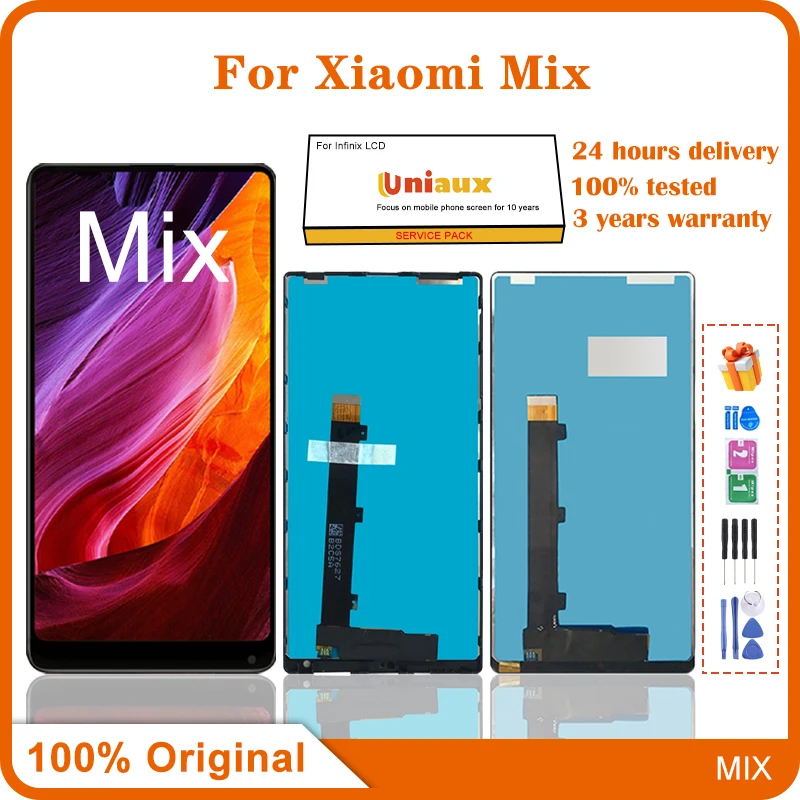 LCD Display Replacement for Xiaomi Mi Mix, Touch Screen, Digitizer Assembly, Mi Mix, Original, 6.4\