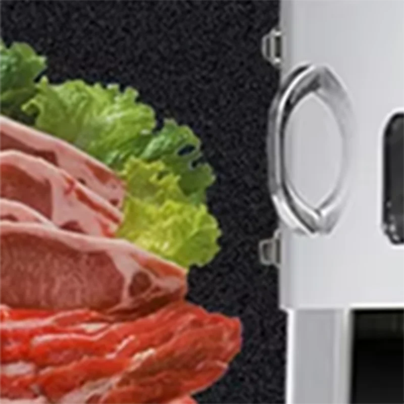 Automatic Stainless Steel Meat Slicer Adjustable Thickness Commercial Electric Frozen Beef Cutting Machine