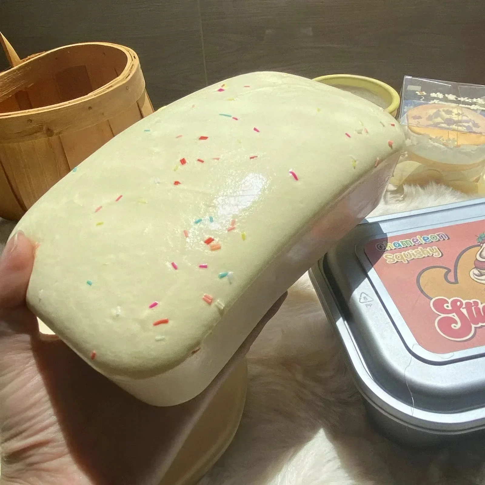 Mainan Squishy Kotak Kue Lengk - Korean Food Snacks ulasan dan harga