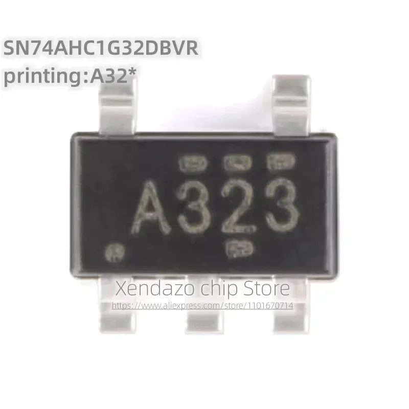 10pcs/lot SN74AHC1G32DBVR printing A32* A323 SOT-23-5 package Single channel 2 input positive or negative gate Logic Chip