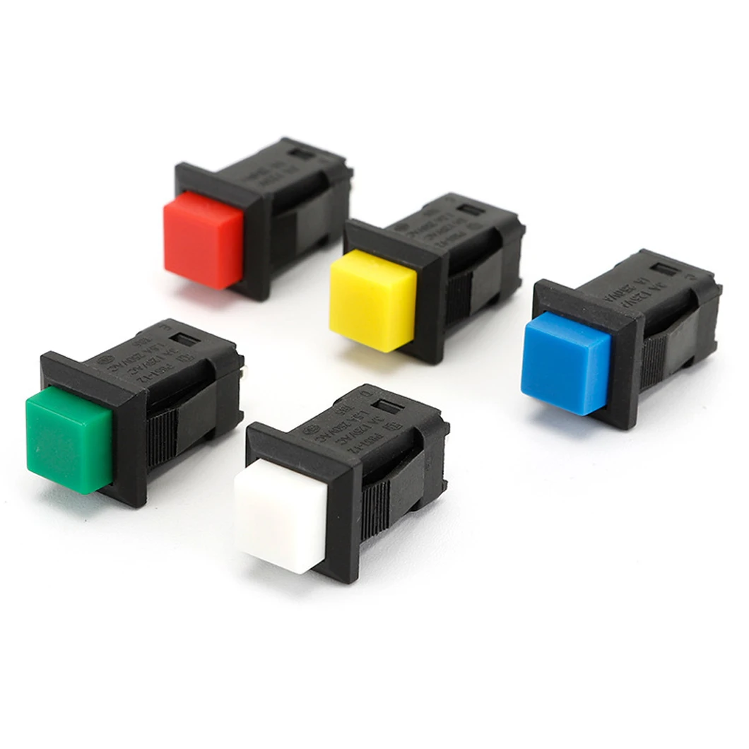 

DS-430 DS-431 Mini Plastic Push Button Switch 1NO/1NC Momentary/Latching 11*13MM Push Button with 2Pin Terminal 250V1A
