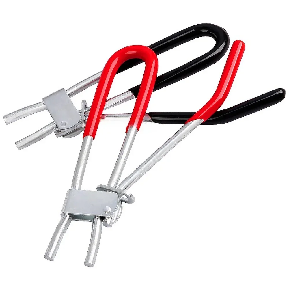 Ergonomic Non Slip Handle Alloy Oil Pipe Clamp Pliers For Reliable Brake And Fuel Hose Repair On Various For Automotive Vehicles