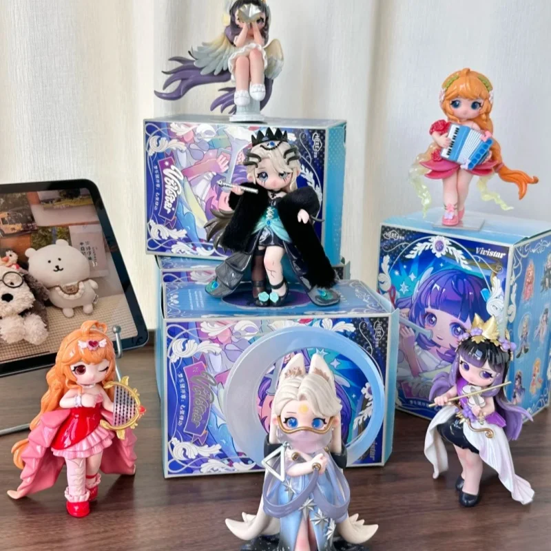

100% Genuine New Product Here Qimeng Island Vivistar Dream Band Prologue Series Ornament Trendy Play Blind Box Toy Girl Gift