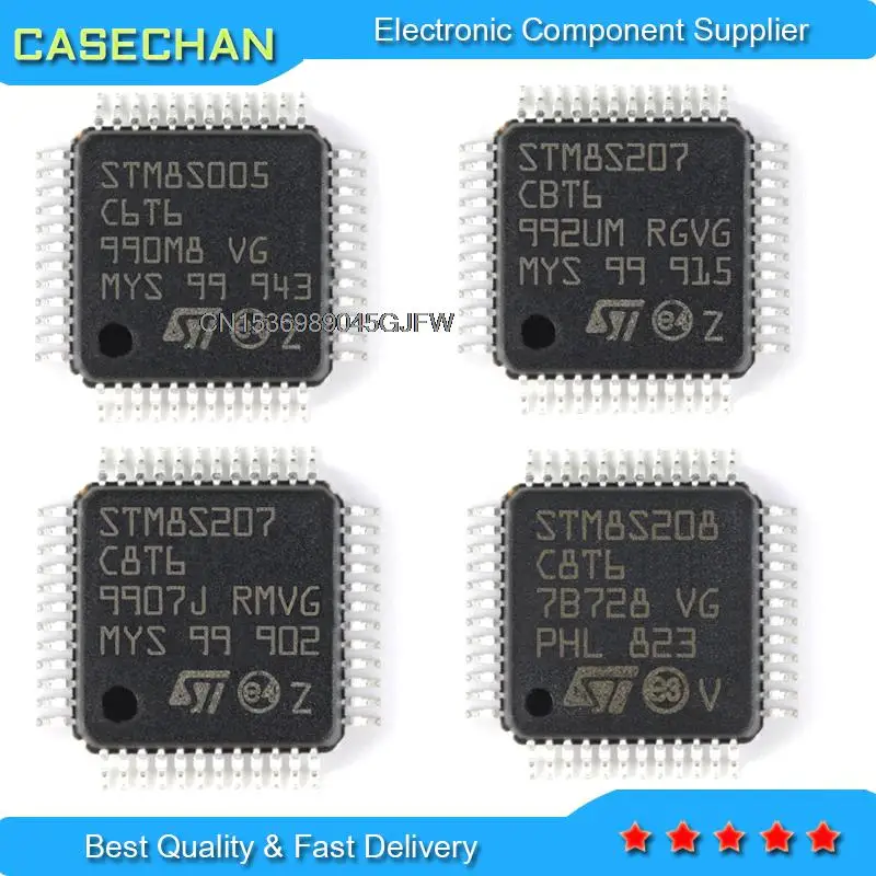 

50 шт., STM8S207C8T6 STM8S207CBT6 STM8S208C8T6 STM8S208 STM8S207 STM8S STM8S005C6T6 STM8S207C8T6TR