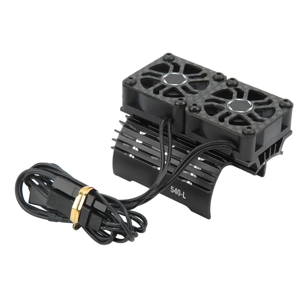 Durable 36mm RC Motor Fan Cooling Heatsink 8.4V Voltage Dual Fan RC Car Dual Cooling Fans 28000 RPM Dual Cooling Fans For RC Car