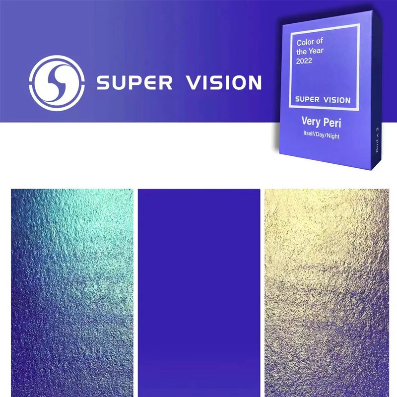 SUPER VISION 2022 Conjunto de pintura aquarela pop cor mica natural 8ml arte tubular pérola em camadas 3 cores