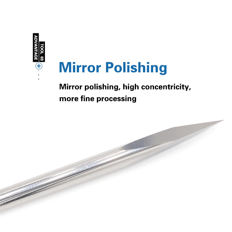 Punta per incisione A forma di V in metallo duro integrale A 3 facce/utensile per Router di CNC per utensili da taglio A forma di v in metallo duro/CNC serie A