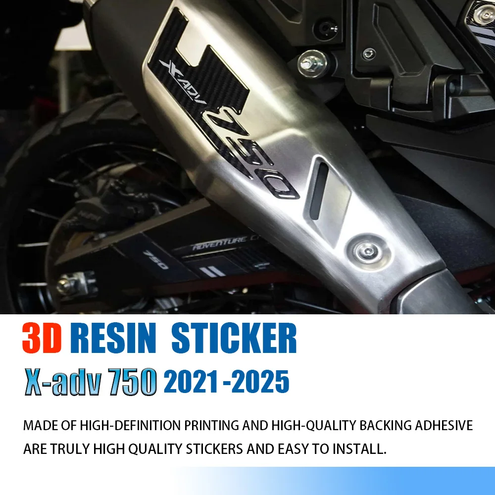 

3D X Adv 750 Stickers for Exhaust Carter Protection for Xadv Honda X-Adv 750 2017-2025