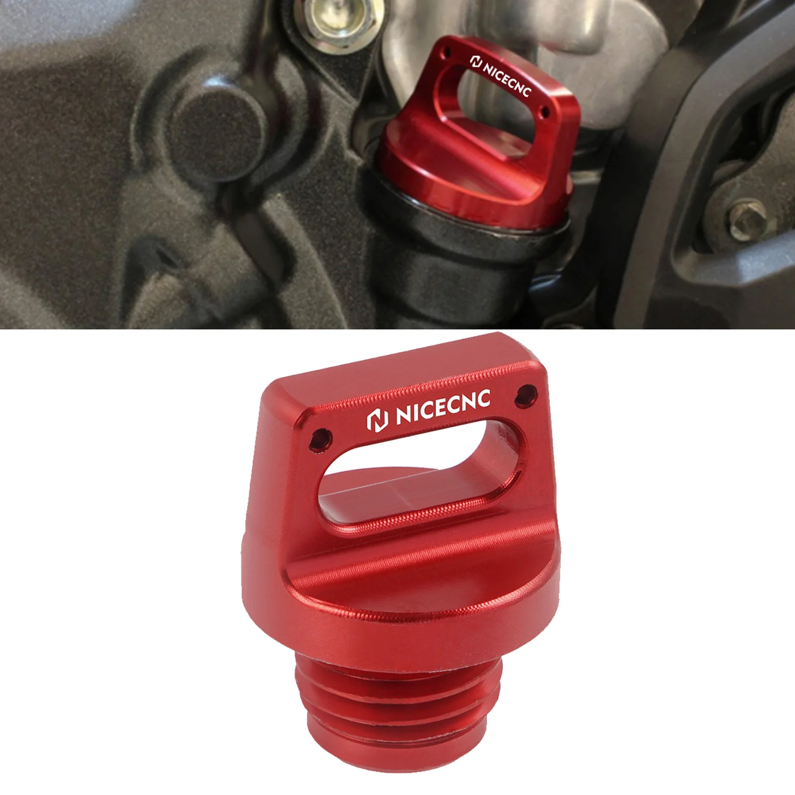 

For Honda CRF250R 2018-2025 CRF450R CRF450RX CRF450RWE 2021-2025 CRF250RX 2019-2025 CRF250RWE 2025 Engine Oil Filler Cap Plug