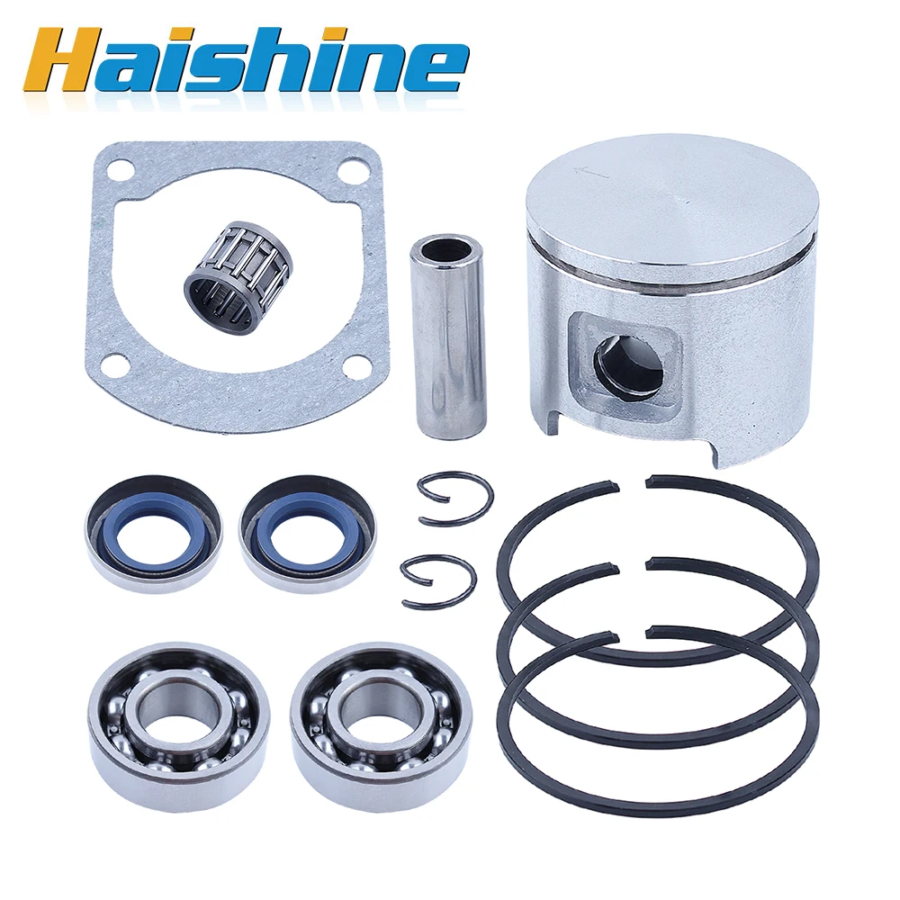 48mm Piston Ring Kit 503539002 For Husqvarna 61 Crank Bearing Seal motosierras Chainsaw