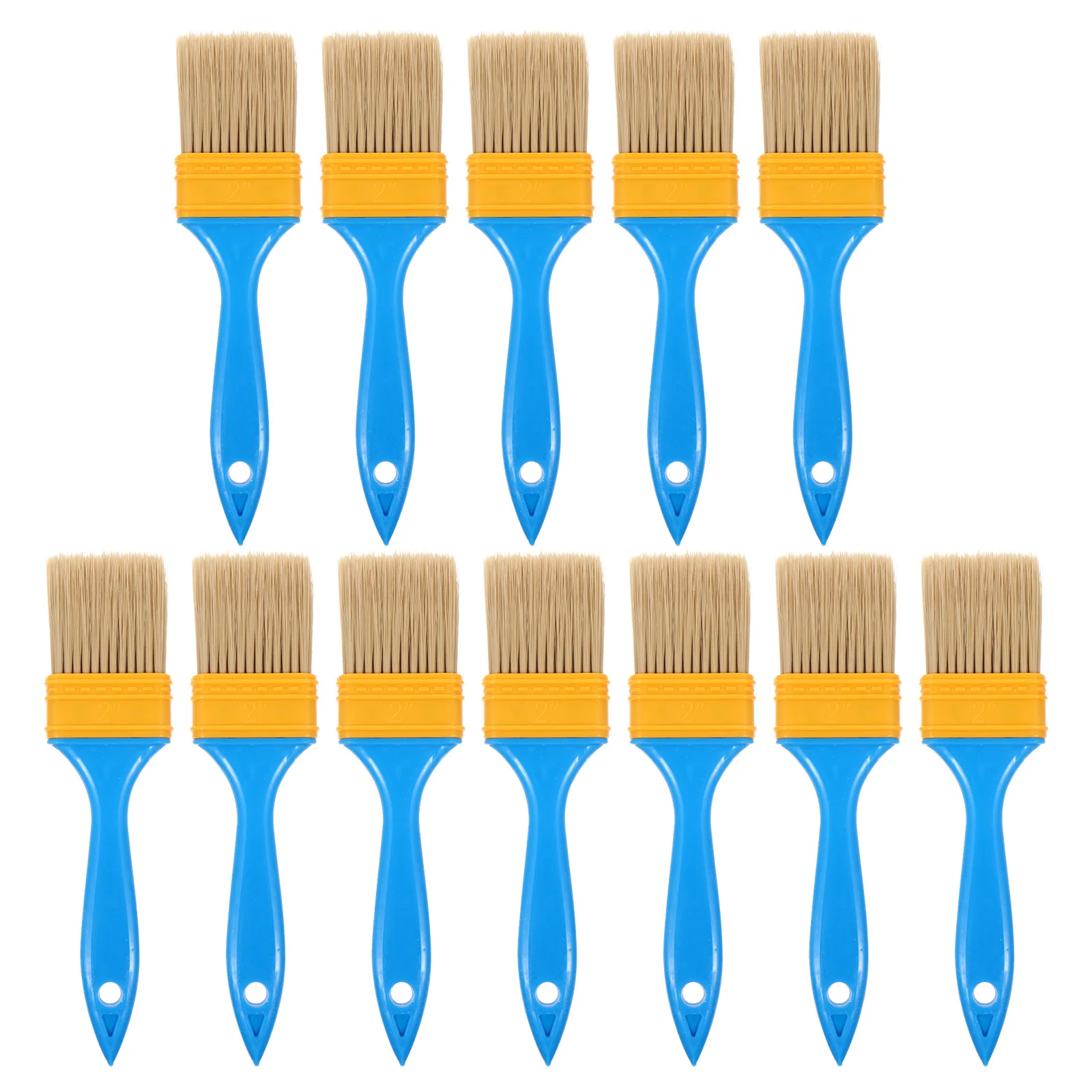 

20pcs Paint Brush For Home Wall Trim Multi-Purpose Coating Tool Soft Bristles Varnishes Glues Cooking Oil Bbq Application
