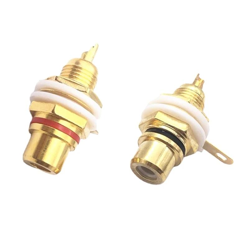 

RCA-Female разъема разъема шасси панели монтажа Адаптер Аудио Аудио Терминал- Подключение 3.5