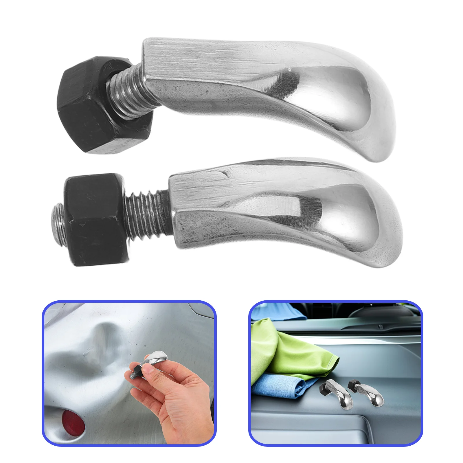 

2Pcs Auto Dent Removal Heads M8 Paintless Car Dent Puller Tool Vehicle Bodywork Repair Accessories Flexible Kit