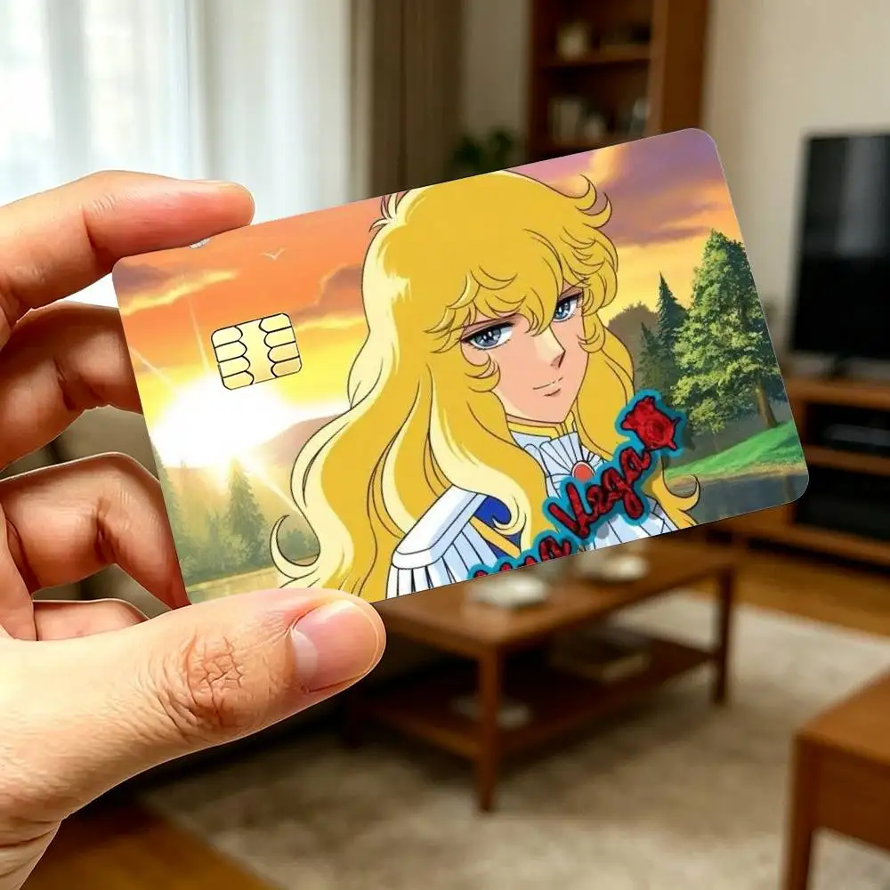 Lady O-Oscar High‑Res Game Chip Decals Credit Card Mini Waterproof Vinyl Ornament Useful Gift