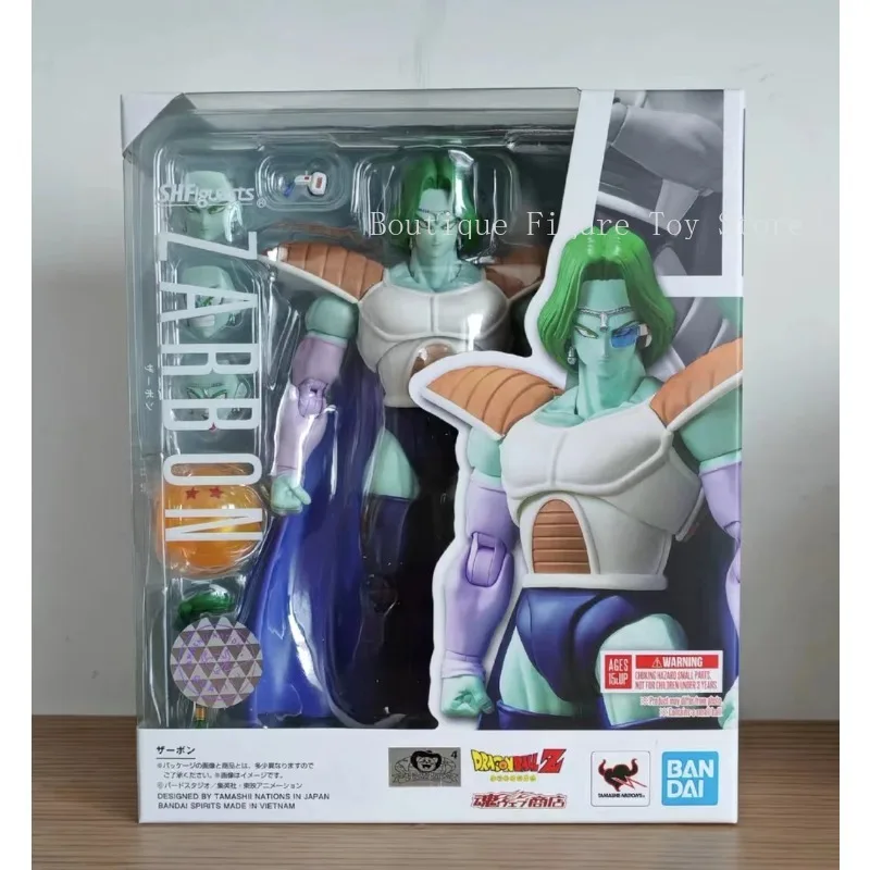 

100% Original Bandai Dragon Ball Shf Sh Figuarts Zarbon Action Figures Anime Model Toys Figura Pvc Gifts Green Hair In Stock